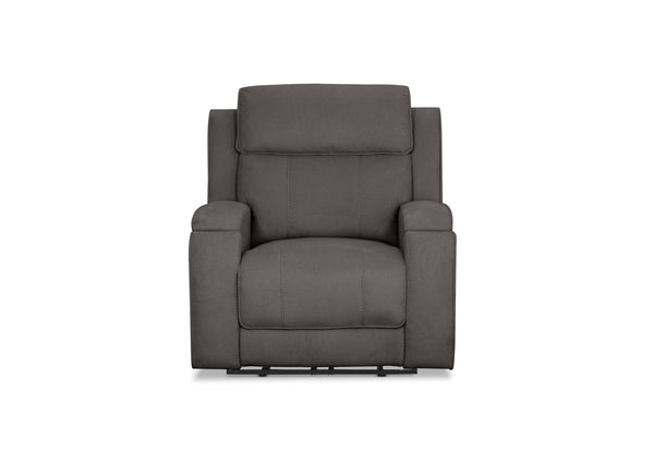 BAYTOWN FABRIC ELECTRIC RECLINER GREY