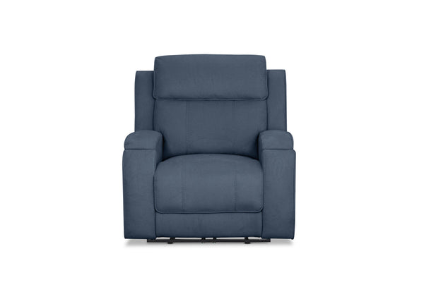 BAYTOWN FABRIC ELECTRIC RECLINER NAVY