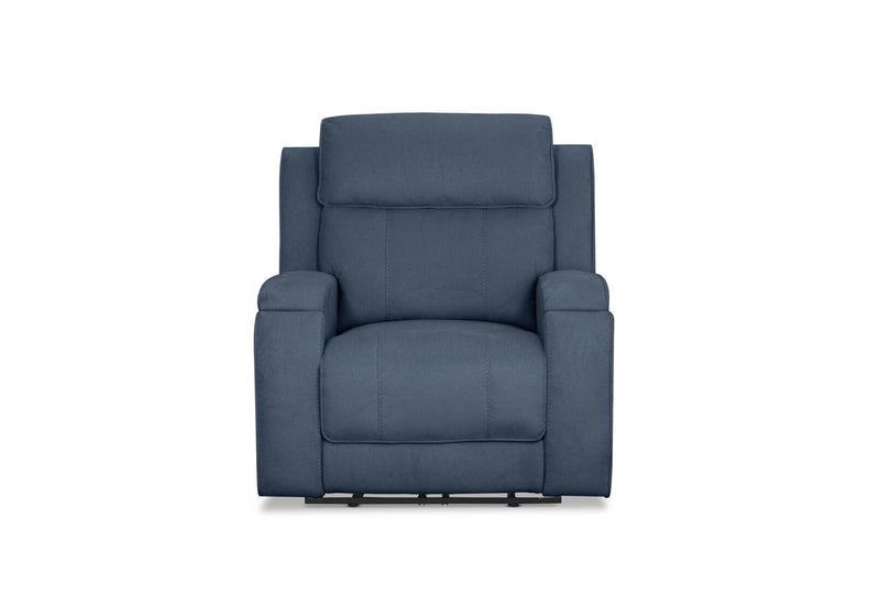 BAYTOWN FABRIC ELECTRIC RECLINER NAVY