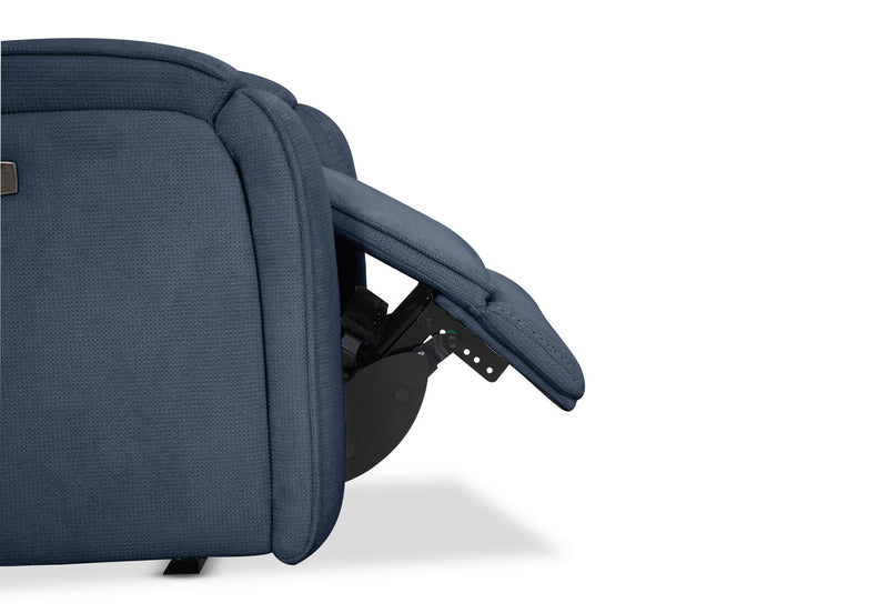 BAYTOWN FABRIC ELECTRIC RECLINER NAVY