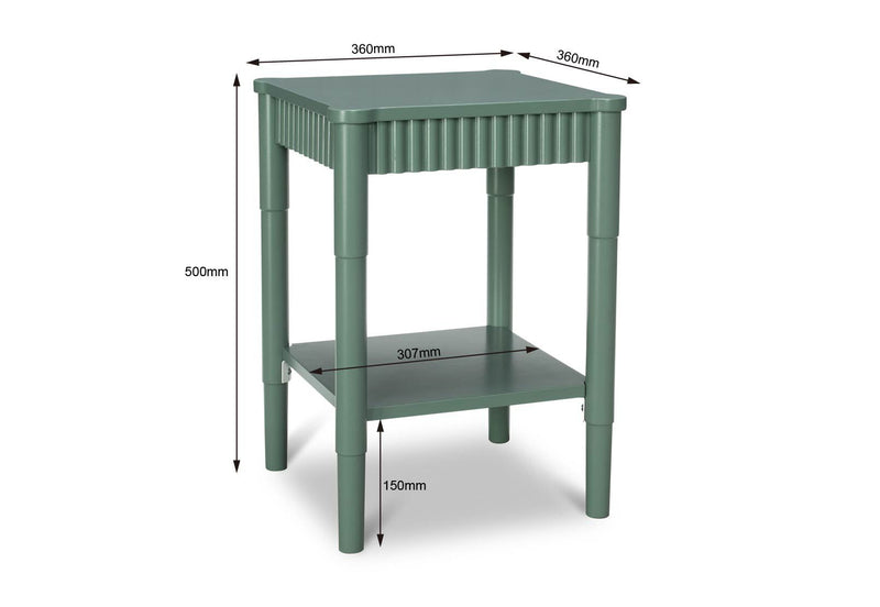 BENEVNTO LAMP TABLE GREEN