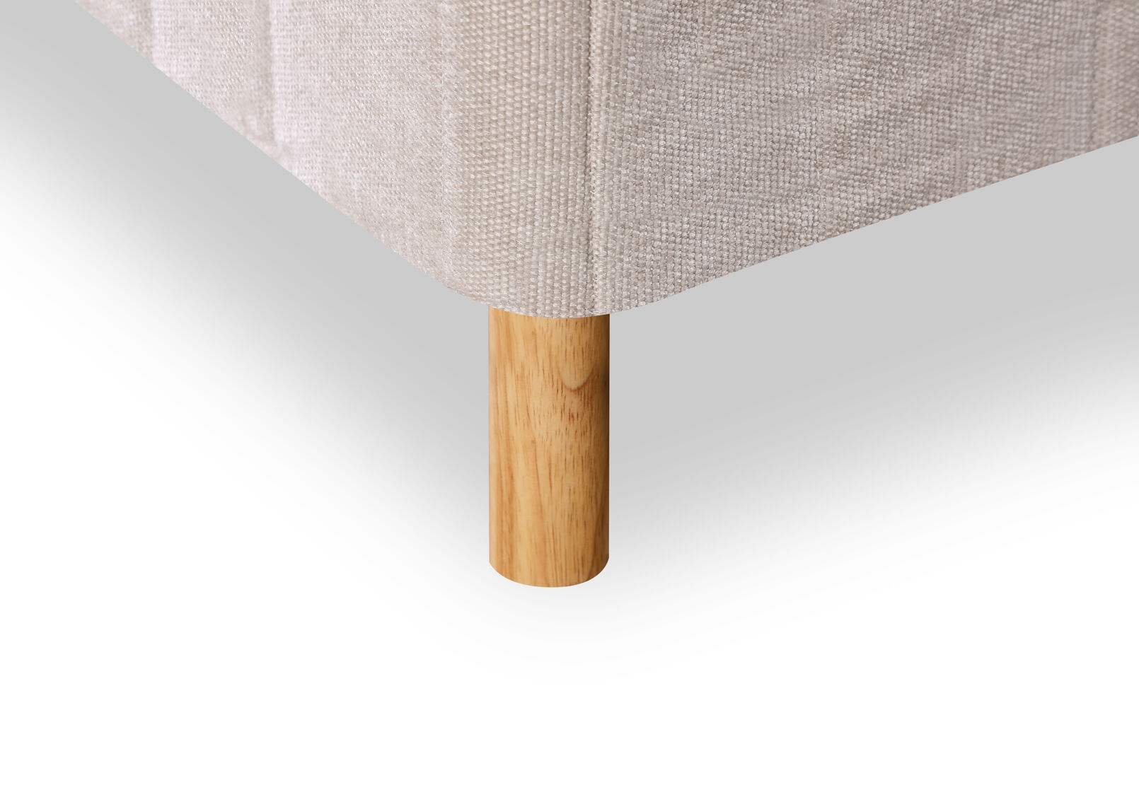BOLOGNA KING SINGLE BED BASE BEIGE
