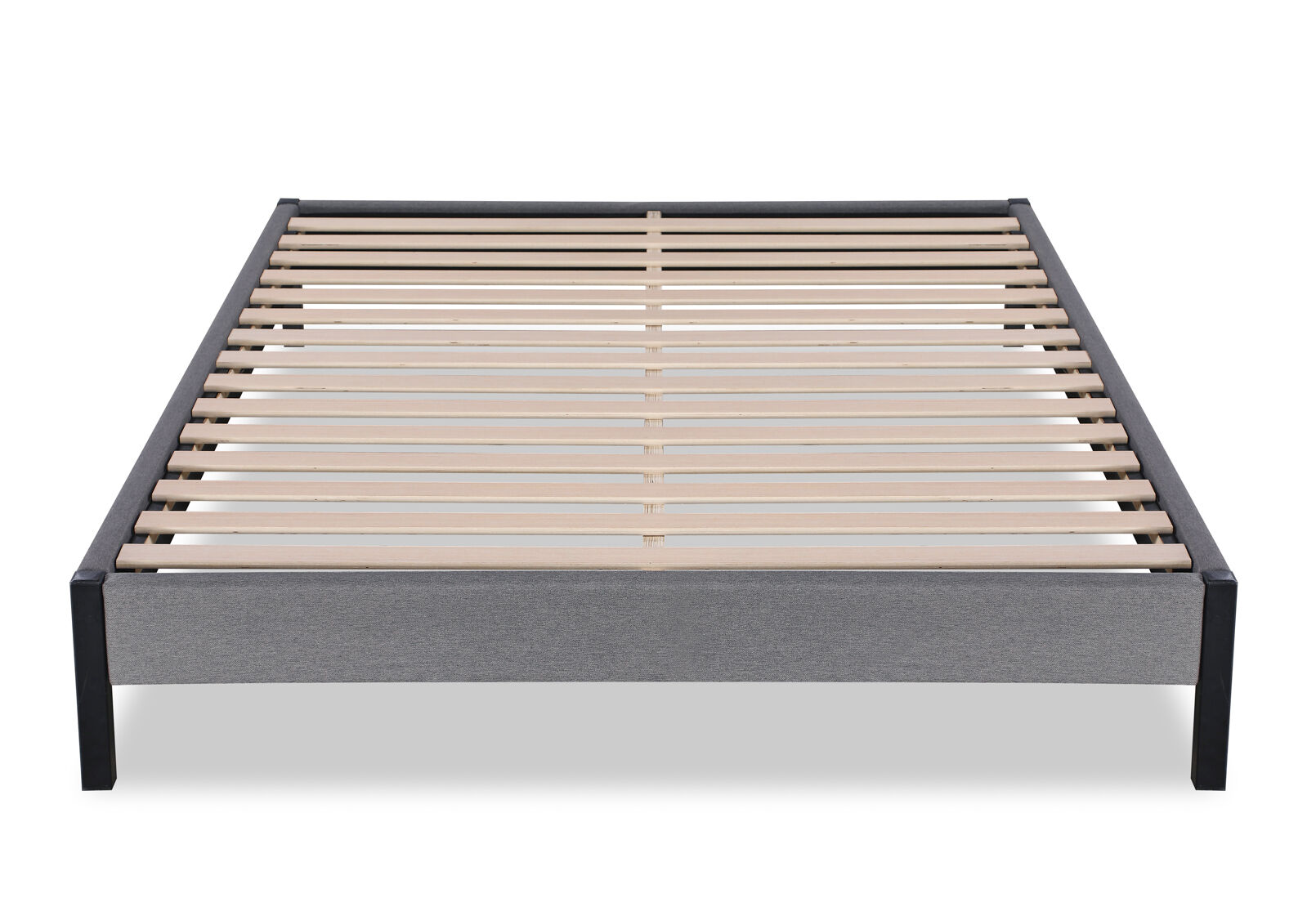 CARPENTER QUEEN BED BASE GREY