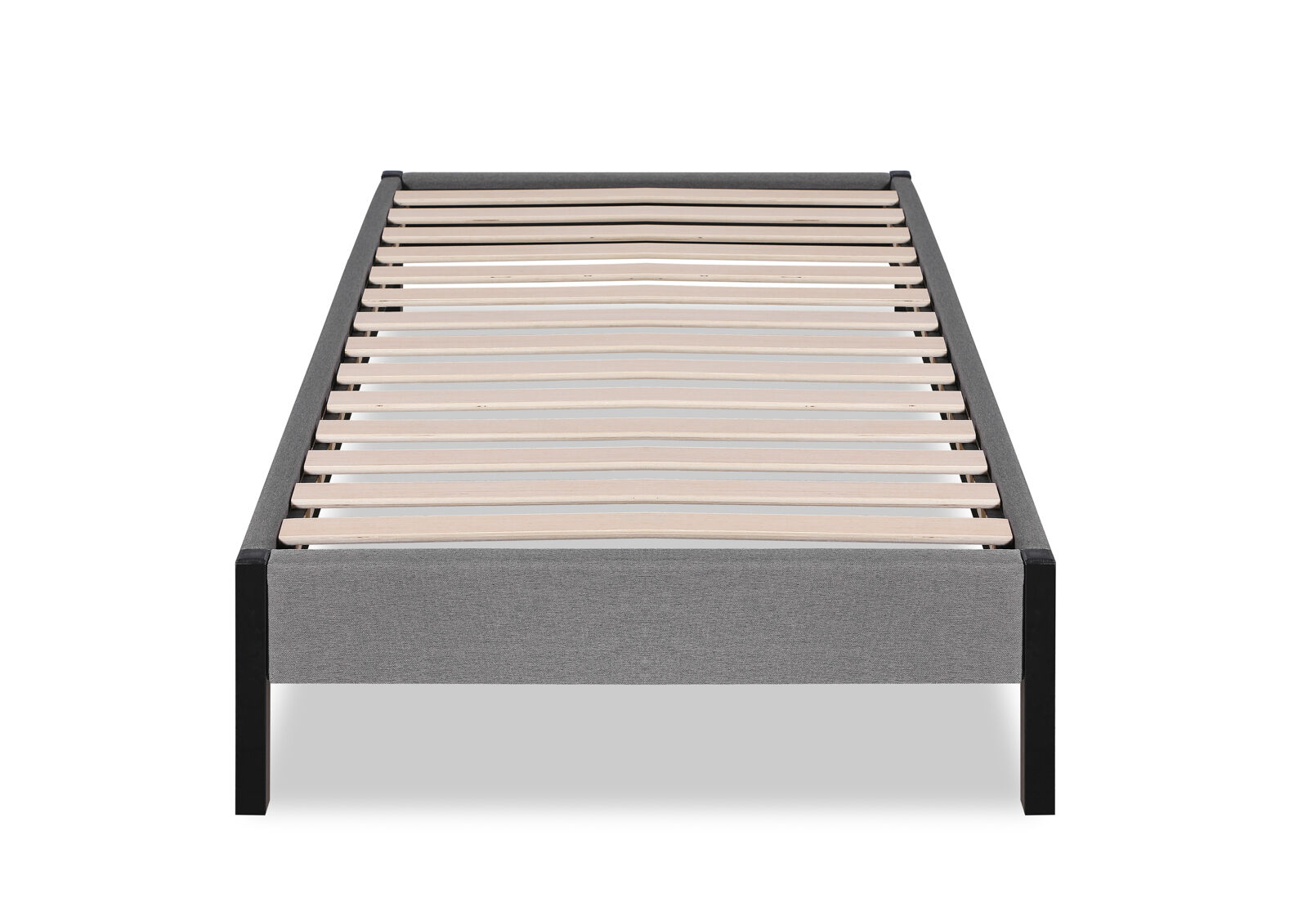 CARPENTER SINGLE BED BASE GREY