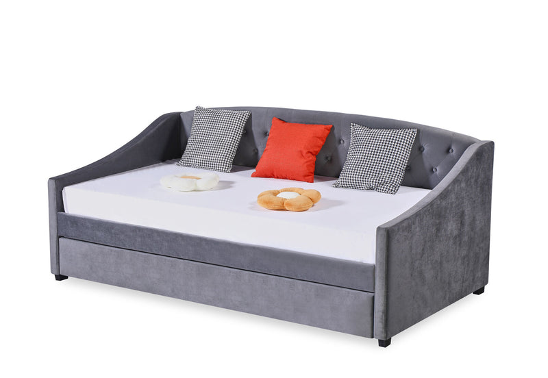 CLAUDIUS KING SINGLE DAY BED GREY