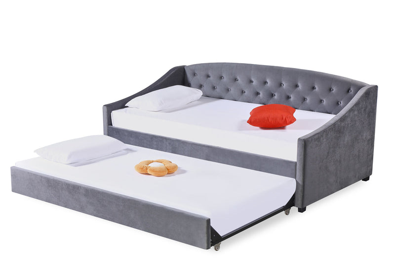 CLAUDIUS KING SINGLE DAY BED GREY