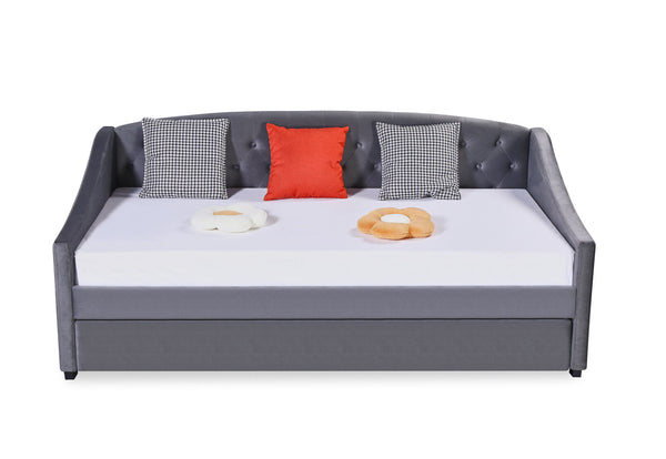 CLAUDIUS SINGLE DAY BED GREY