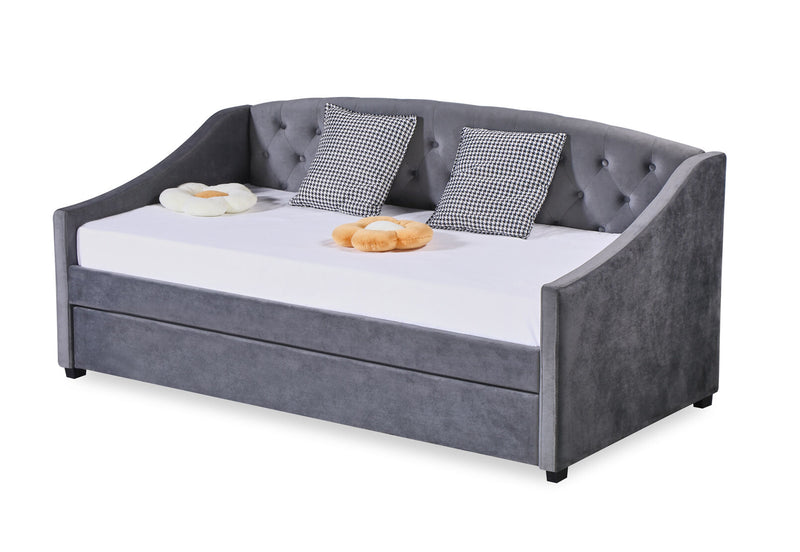 CLAUDIUS SINGLE DAY BED GREY