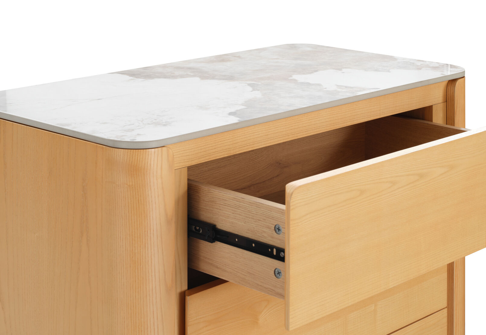 VINCENTIO TALL CHEST NATURAL WHITE