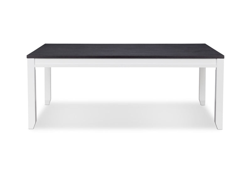 CASSEL 2100 DINING TABLE WHITE/DARK