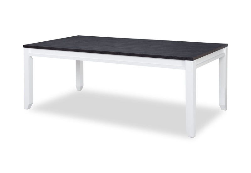 CASSEL 2100 DINING TABLE WHITE/DARK