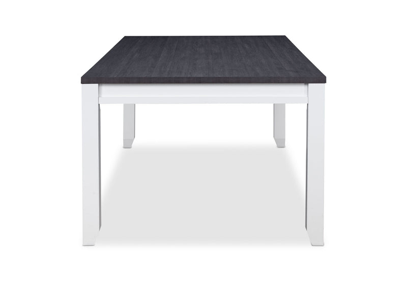 CASSEL 2100 DINING TABLE WHITE/DARK
