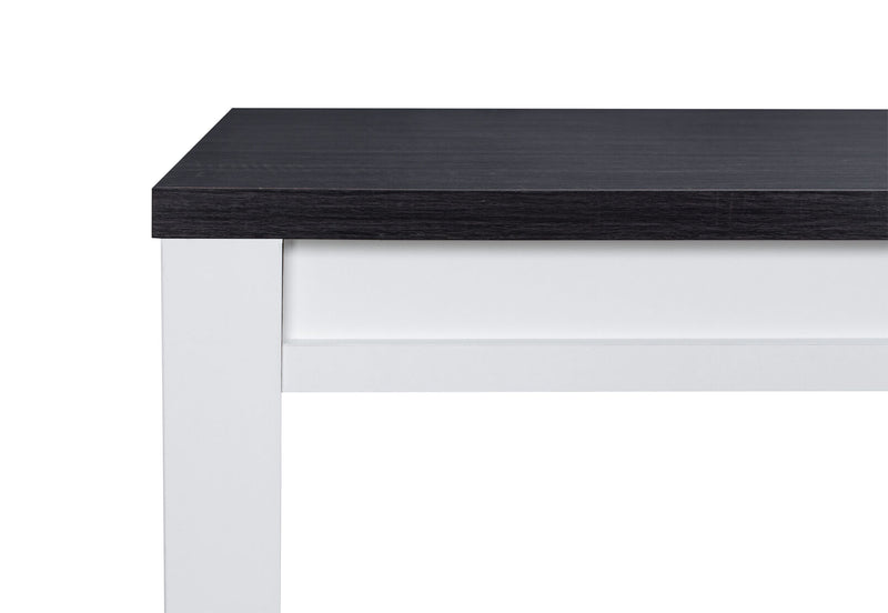 CASSEL 2100 DINING TABLE WHITE/DARK