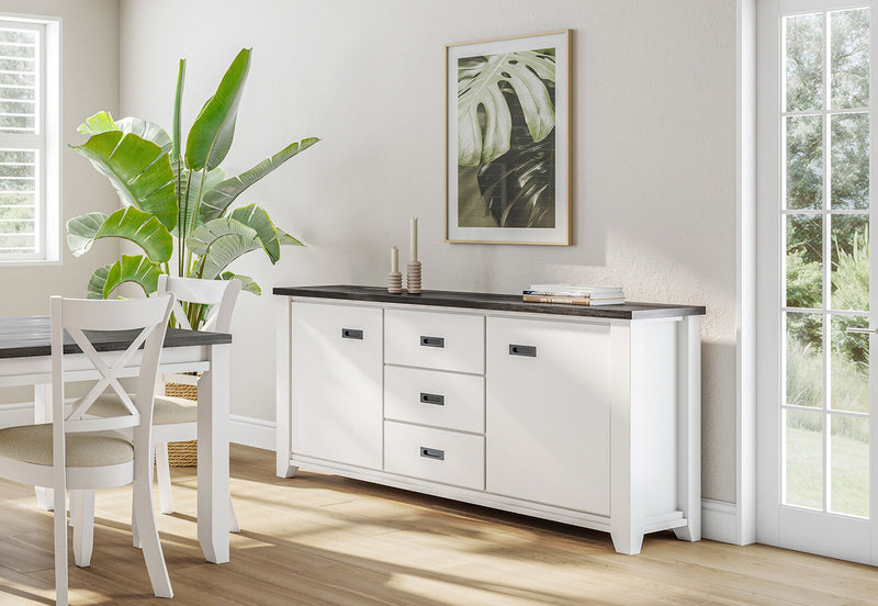 CASSEL BUFFET WHITE/DARK