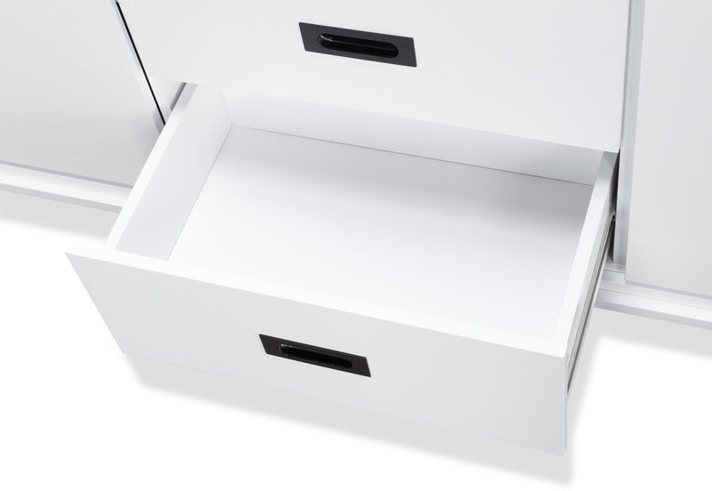 CASSEL BUFFET WHITE/DARK