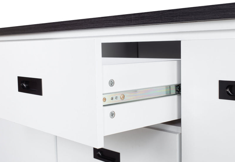 CASSEL BUFFET WHITE/DARK