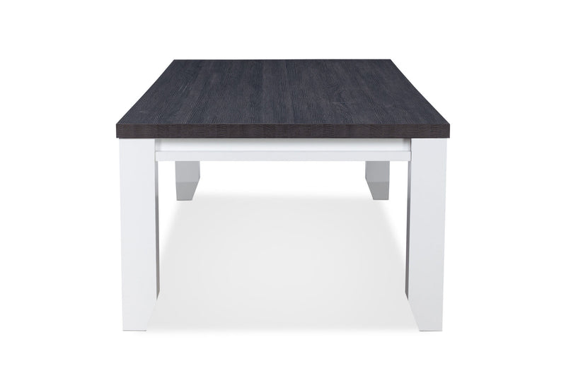 CASSEL COFFEE TABLE 	WHITE/DARK