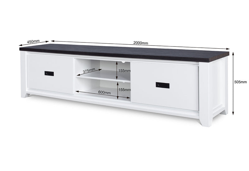 CASSEL ENTERTAINMENT UNIT WHITE/DARK