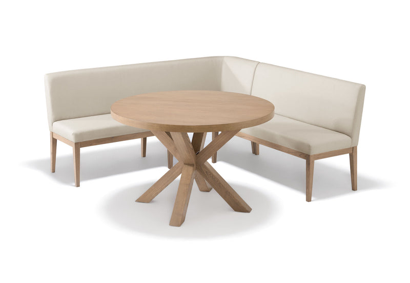 TIRION 5 PIECE DINING SETTING NATURAL/BEIGE