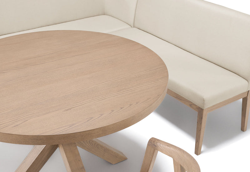 TIRION 5 PIECE DINING SETTING NATURAL/BEIGE