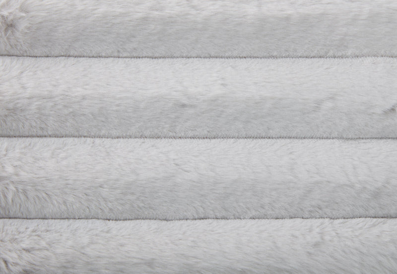 GRANDORA FABRIC CHAISE CHAIR LIGHT GREY