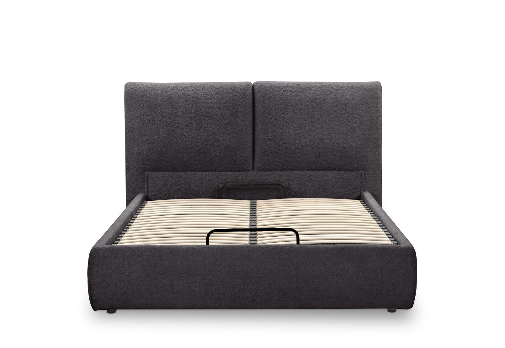 PUEBLO QUEEN BED DARK GREY