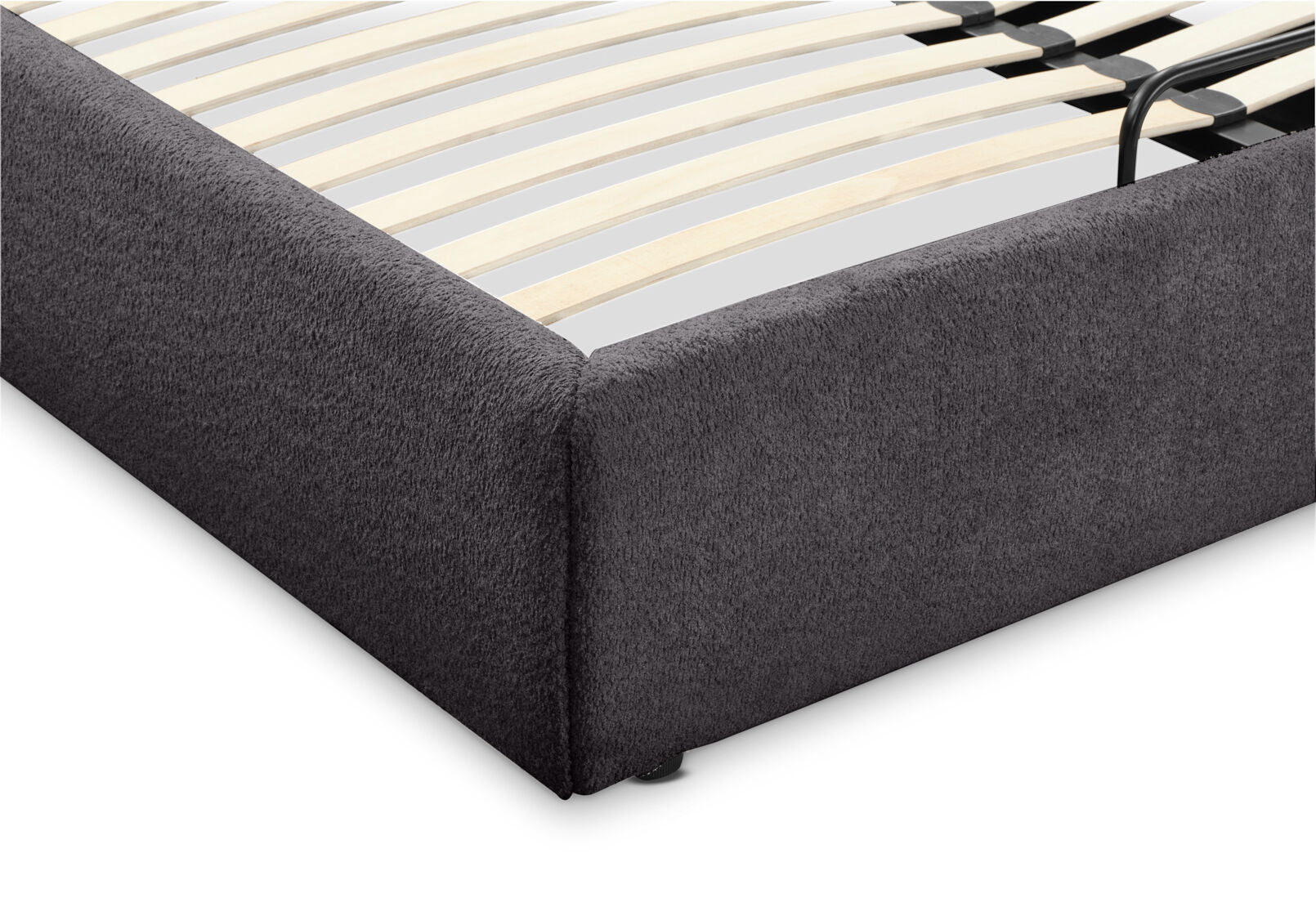 PUEBLO QUEEN BED DARK GREY
