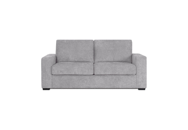 DIAMOND FABRIC 2.5 SEATER SOFA BED LIGHT GREY