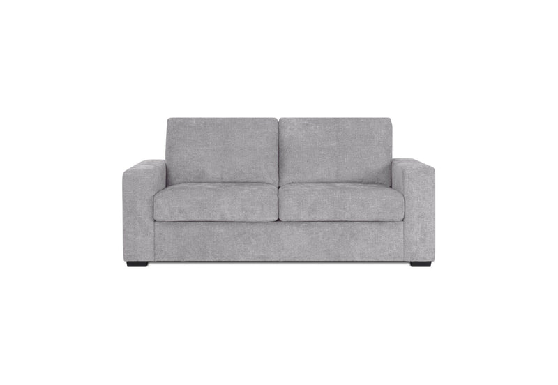DIAMOND FABRIC 2.5 SEATER SOFA BED LIGHT GREY