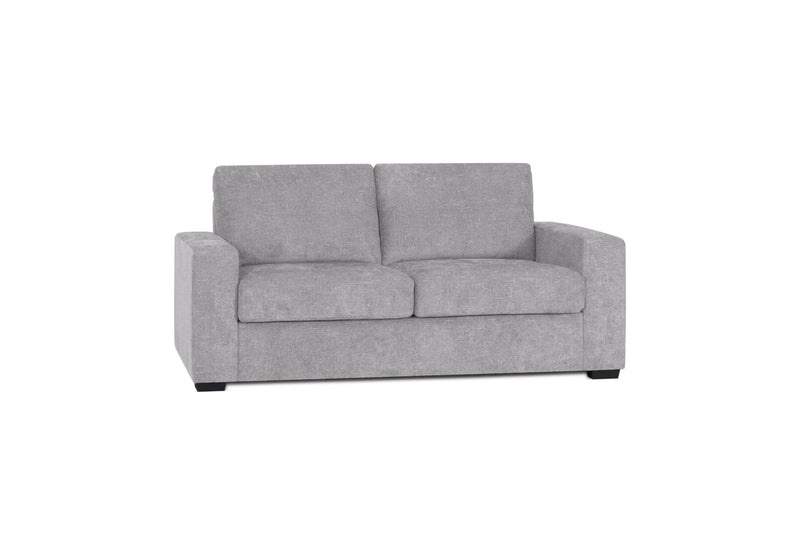 DIAMOND FABRIC 2.5 SEATER SOFA BED LIGHT GREY