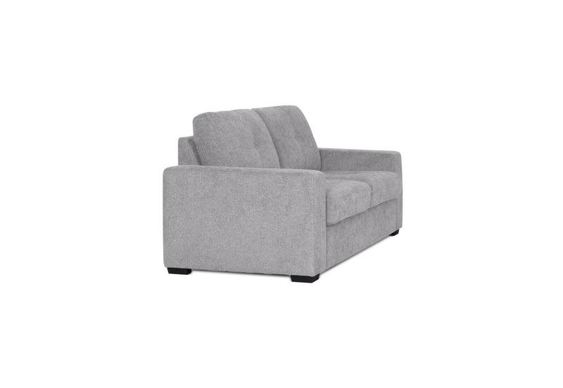 DIAMOND FABRIC 2.5 SEATER SOFA BED LIGHT GREY