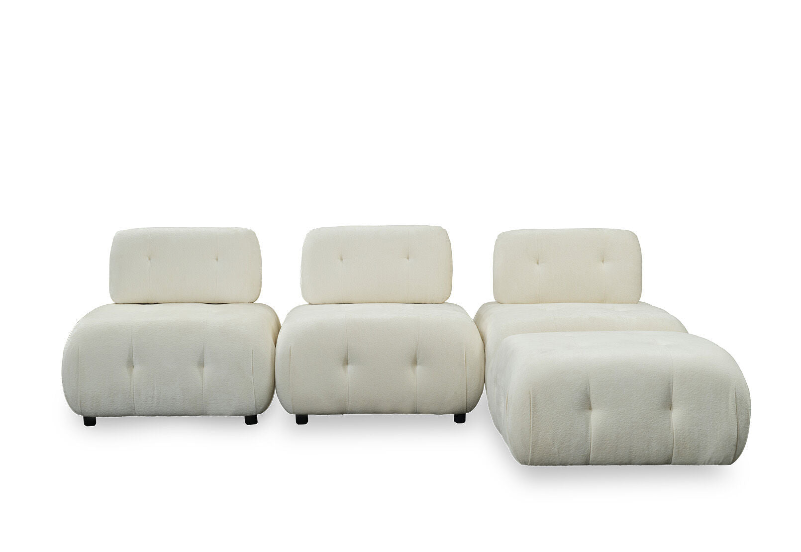BEVERLYWOOD MODULAR ARMLESS CHAIR BEIGE