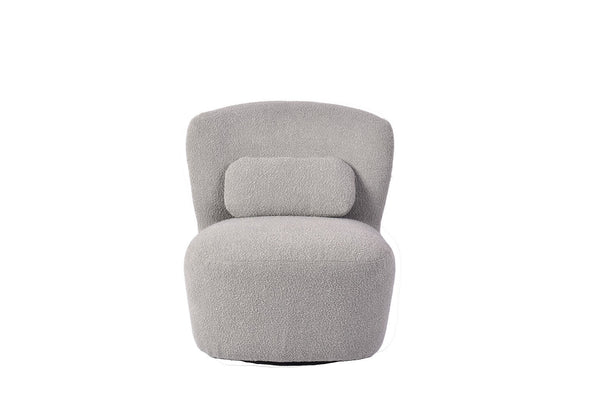 ALCAMO SWIVEL ACCENT CHAIR GREY