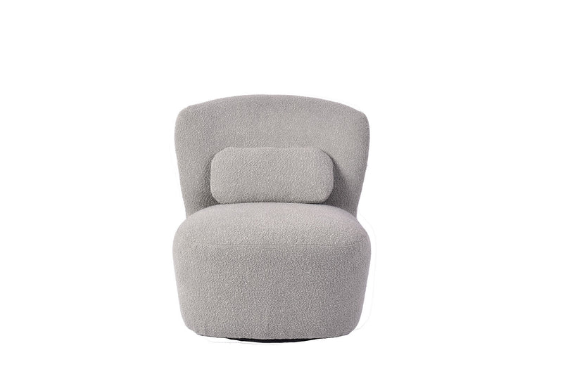 ALCAMO SWIVEL ACCENT CHAIR GREY
