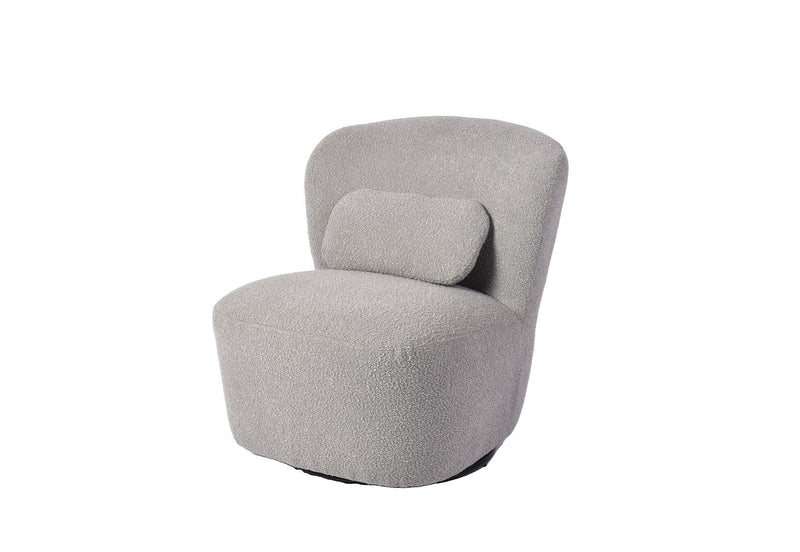 ALCAMO SWIVEL ACCENT CHAIR GREY