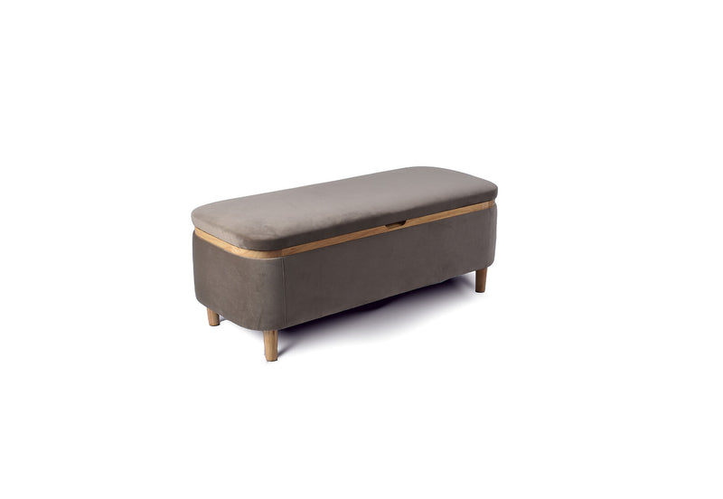 ALESSANDRIA STORAGE BENCH STONE