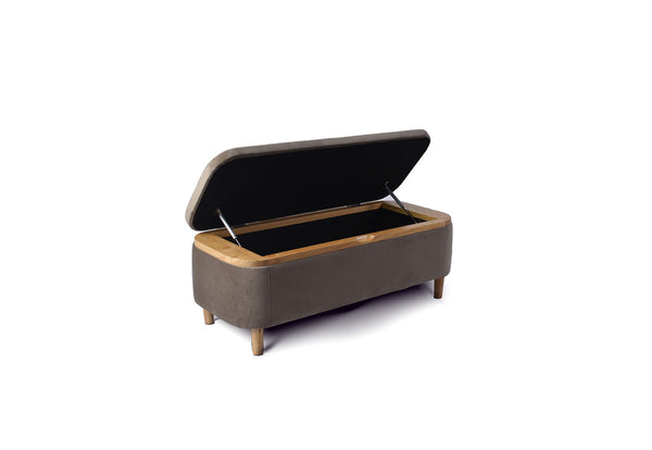 ALESSANDRIA STORAGE BENCH STONE