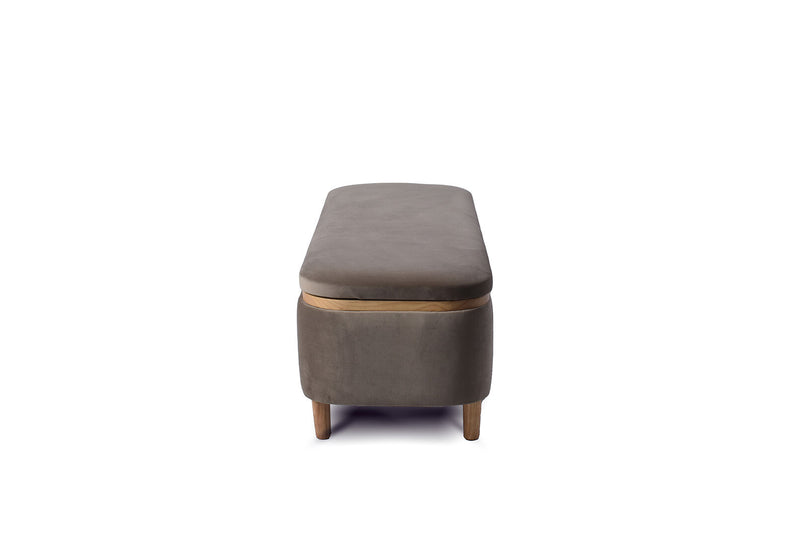ALESSANDRIA STORAGE BENCH STONE
