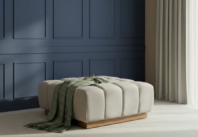 ALGIERS OTTOMAN BEIGE