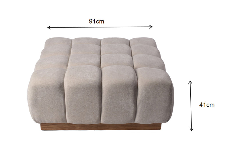ALGIERS OTTOMAN BEIGE
