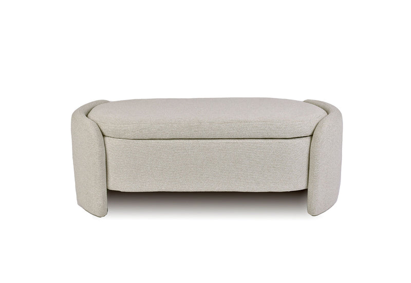 BICHENO STORAGE BENCH BEIGE