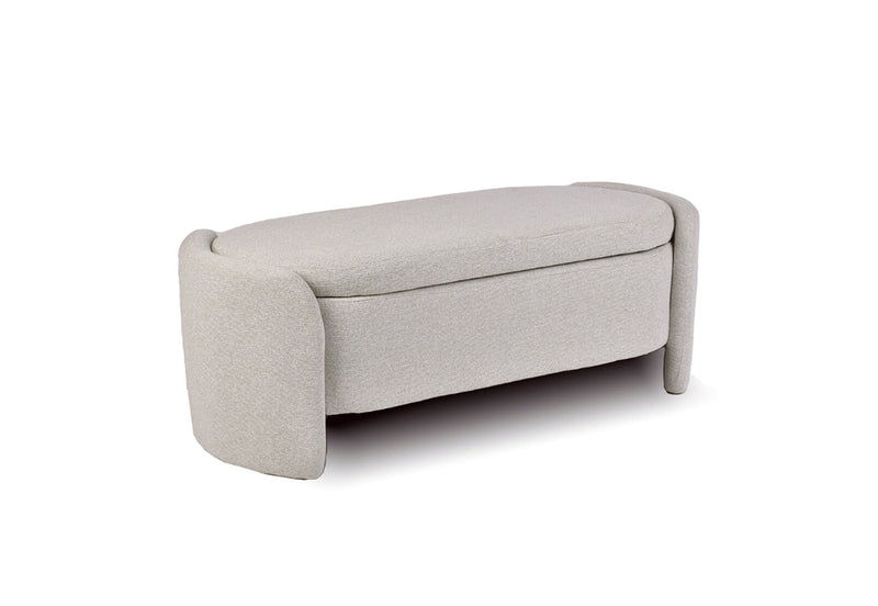 BICHENO STORAGE BENCH BEIGE
