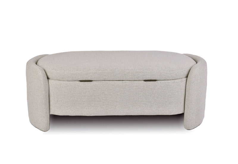 BICHENO STORAGE BENCH BEIGE