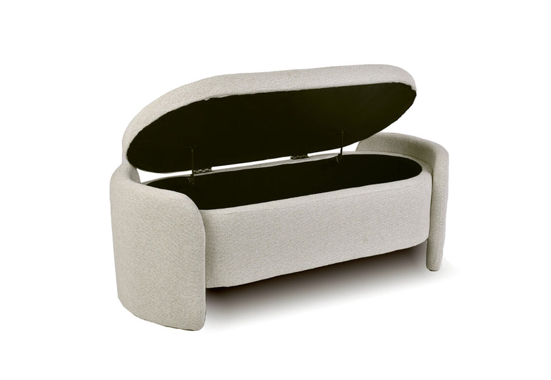 BICHENO STORAGE BENCH BEIGE