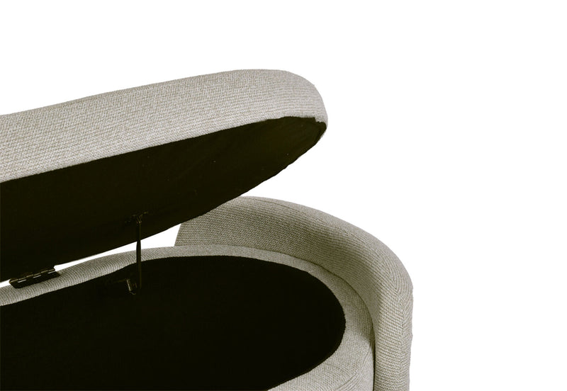 BICHENO STORAGE BENCH BEIGE