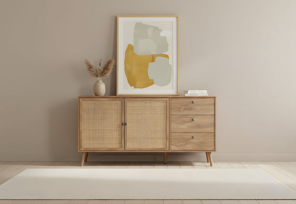 BERRY 2 DOOR 3 DRAWER BUFFET NATURAL