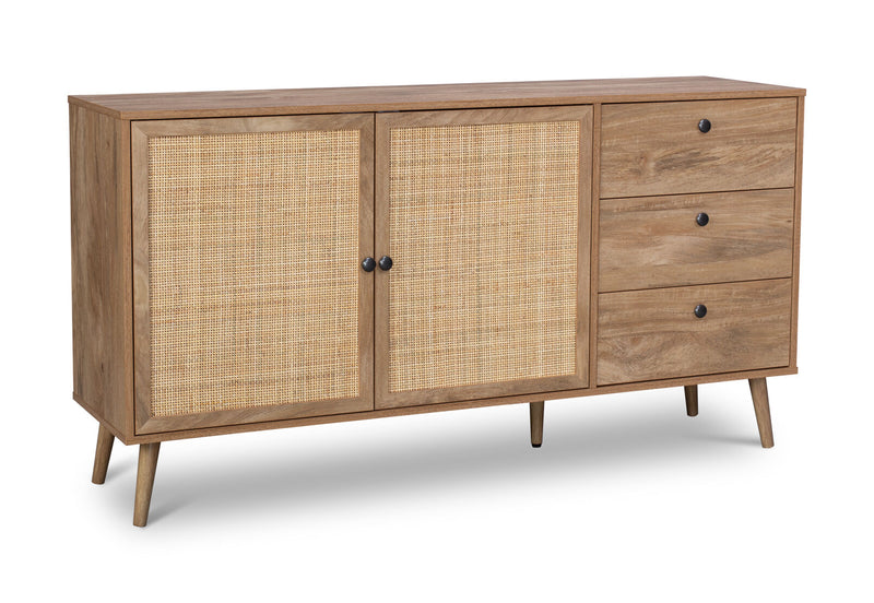 BERRY 2 DOOR 3 DRAWER BUFFET NATURAL