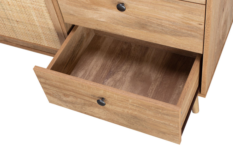 BERRY 2 DOOR 3 DRAWER BUFFET NATURAL