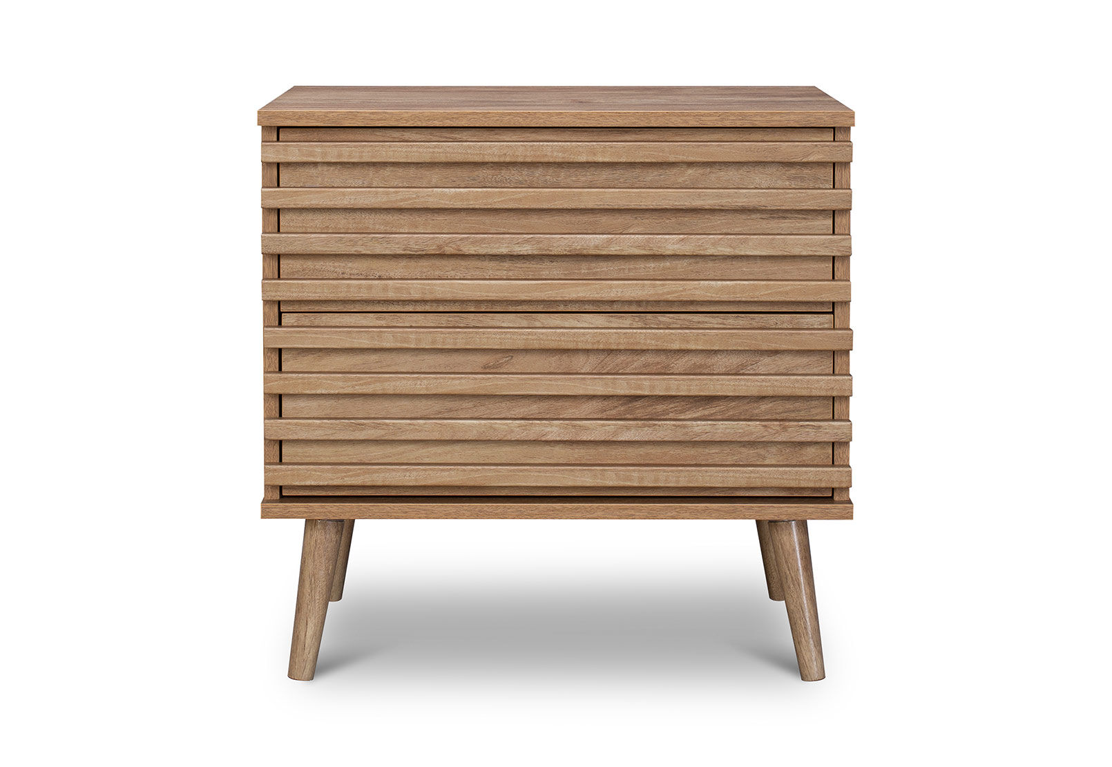STEVENSON 2 DRAWER BEDSIDE NATURAL