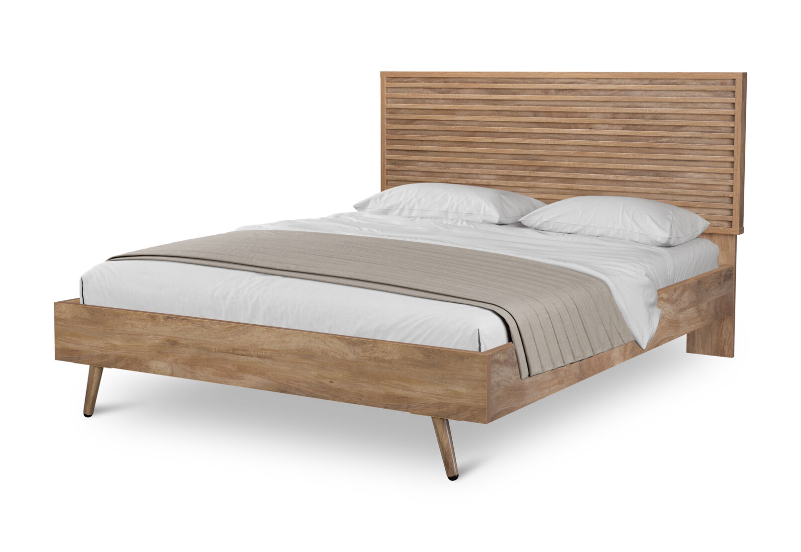 STEVENSON QUEEN BED GREY